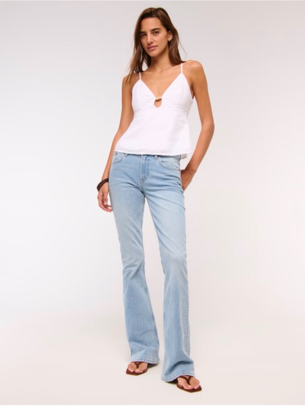Abercrombie & Fitch Light Blue Flare Jeans